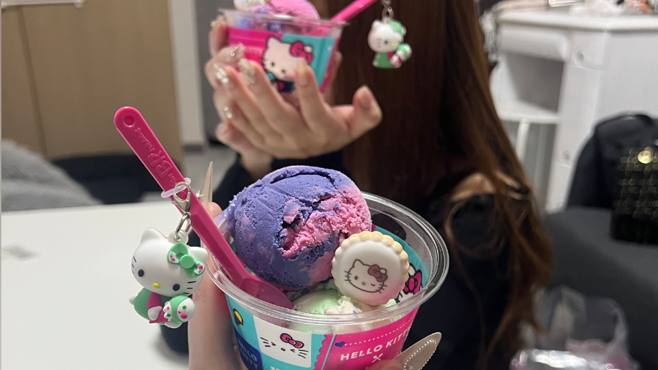 さっむいのになぜかアイス食べたくなる😹明日からダイエット🍔🍰🚫