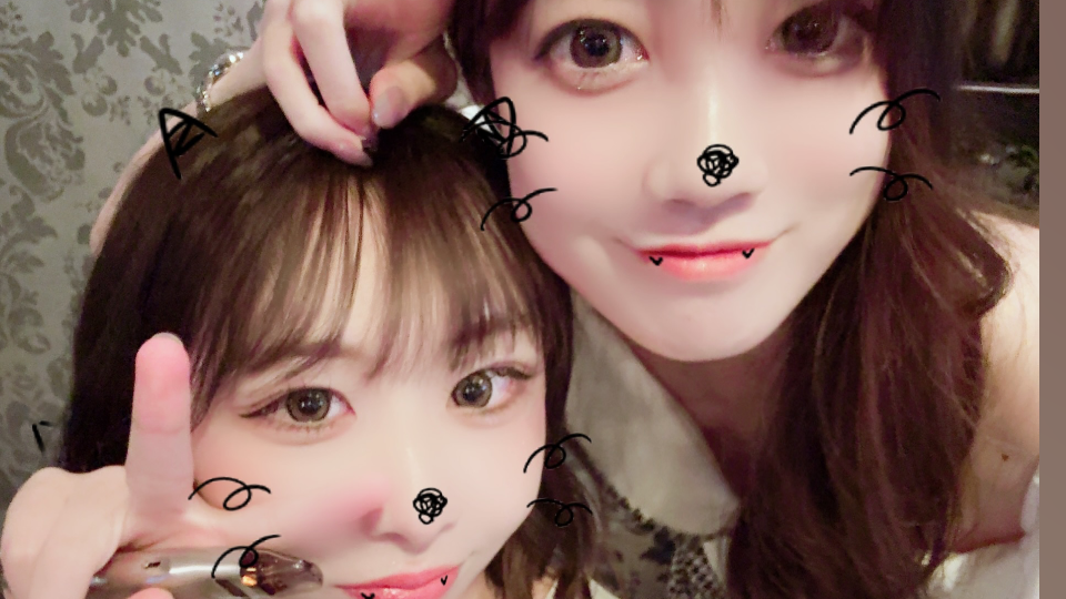 昨日は楽しい時間をありがとうございました🙇🏻‍♀️✨まりさん上に来ないで横に来てー‼️