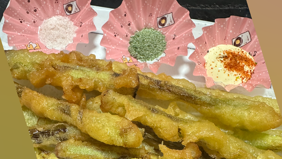 急に食べたくなったアスパラ天🤤